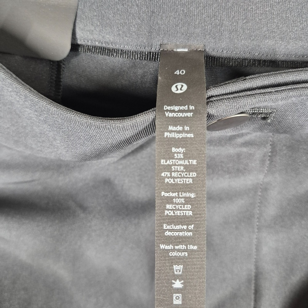 Lululemon Slim-Fit ABC Trouser Pants Men's 40x30 Gray Warpstreme LM5AQYS NWT - Picture 7 of 9